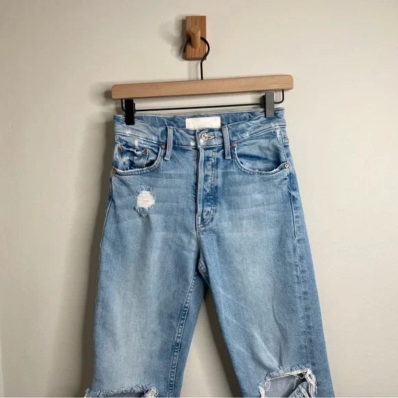 Mother Superior The Tomcat Ankle Length Straight Leg Jeans - Picture 4 of 11